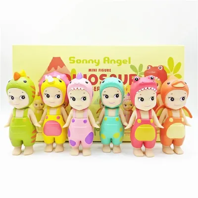 1pcs dinosaur Series Sonny Angel Anime Figures Ornaments Dolls Fans Children Christmas Gifts