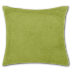 Bestlivings Kissenhülle "Kuschel" ca. 30x30cm grün - olivgrün mit Füllung Image