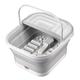 Electric Foot Tub | Heating Foot Soaker | Folding Foot Bath, Foot Soaking Tubs, Heating Function Folding Foot Tub, Red Light Daily Relaxation Roller Massager Foot Bath Tub