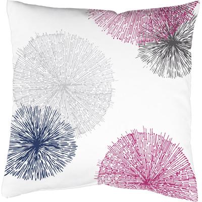 Dekokissen HOME WOHNIDEEN "SCOPPIO" Gr. 2, lila (beere, bedruckt), B:50cm L:50cm, Polyester, Dekokissen_Sitzkissen_Kissenhüllen, Kissenhülle mit Füllung, 1 Stück Image