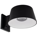 Applique murale led solaire Noire 5.26W 1000 Lumen Eclairage led Détecteur infrarouge Angle 120°