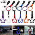 JDM RACING Treno Bus Maniglia Cinghia da polso Anello Fiori Styling Drift Charm Strap Drift Accesso automatico Traino per auto Decorazione del foro del rimorchio