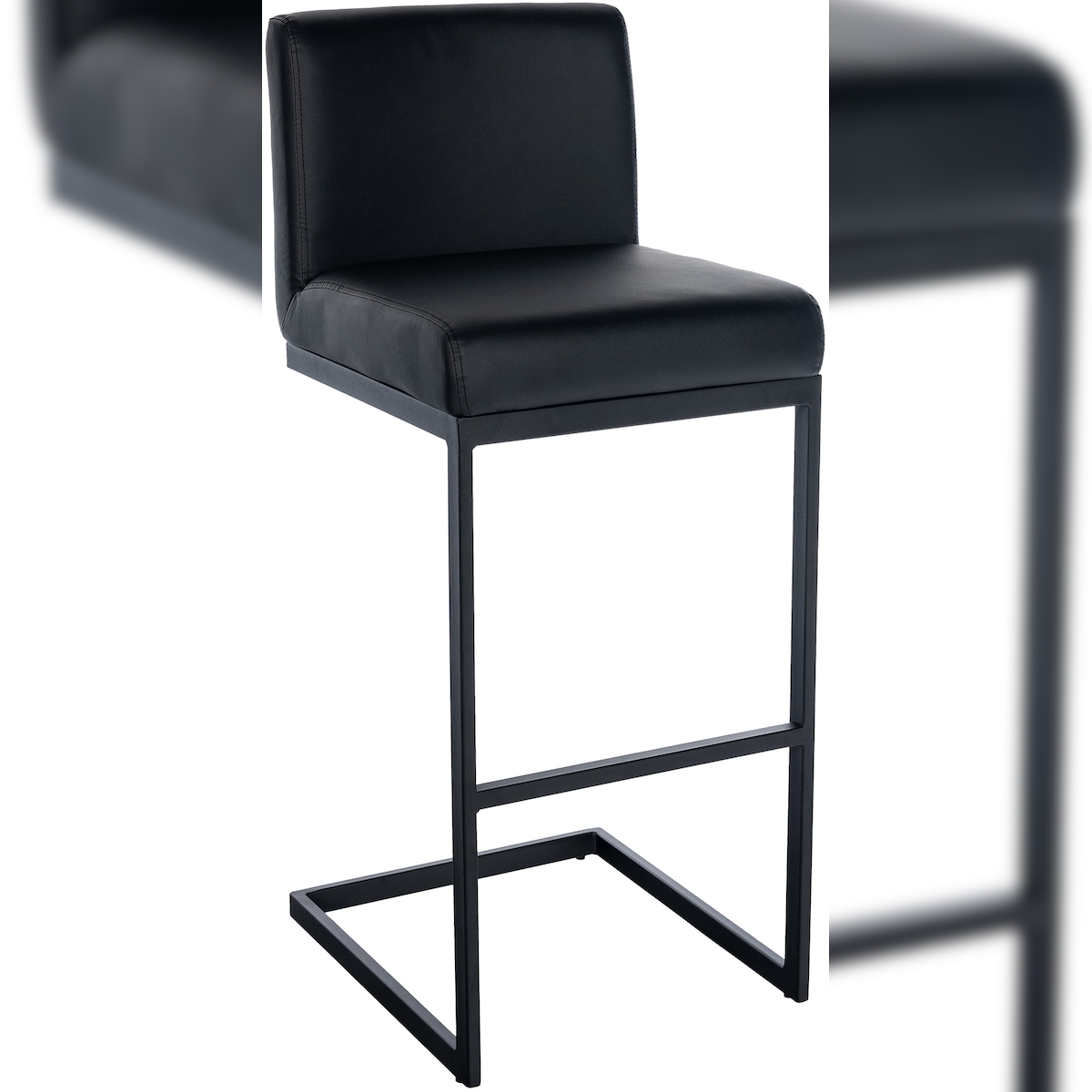 CLP Barhocker Hopewell Kunstleder schwarz