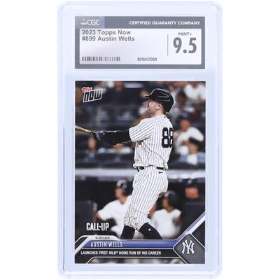 V106832 Yankee Austin Wells New York Yankees 2023 Topps bringt jetzt den ersten MLB-Homerun seiner Karriere heraus #899 CGC authentifizierte 9,5 Rookie-Karte 28 Austin Wells UNS TPP TRADING CARDS 45664 COLTRC CC01BB1623 #163 Image