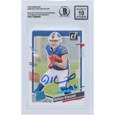 V106832 Bills Dalton Kincaid Buffalo Bills Autogramm 2023 Panini Donruss #308 Beckett Fanatics Bezeugte Authentizität 10 Rookie-Karte 86 Dalton Kincaid AUT PAA TRADING CARDS 45666 AUTTRC CA01F06931 #40 Image