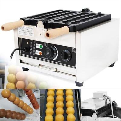 Gojoy - Waffeleisen für 6 Stielwaffeln mit Edelstahl Gehäuse Waffeleisen für Waffelsticks 1500W