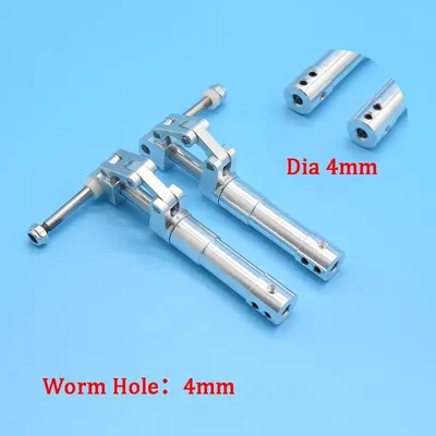 1 Pair 4mm Spring Back Damping Kneeling Landing Gear Height 70mm to 160mm For 3-4kg RC Model