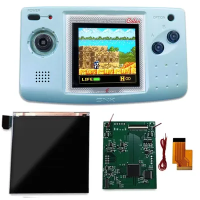 HISPEEDIDO OSD IPS Screen Backlight LCD Mod Kits Colorful Changing Display Screen set for NGPC Slim