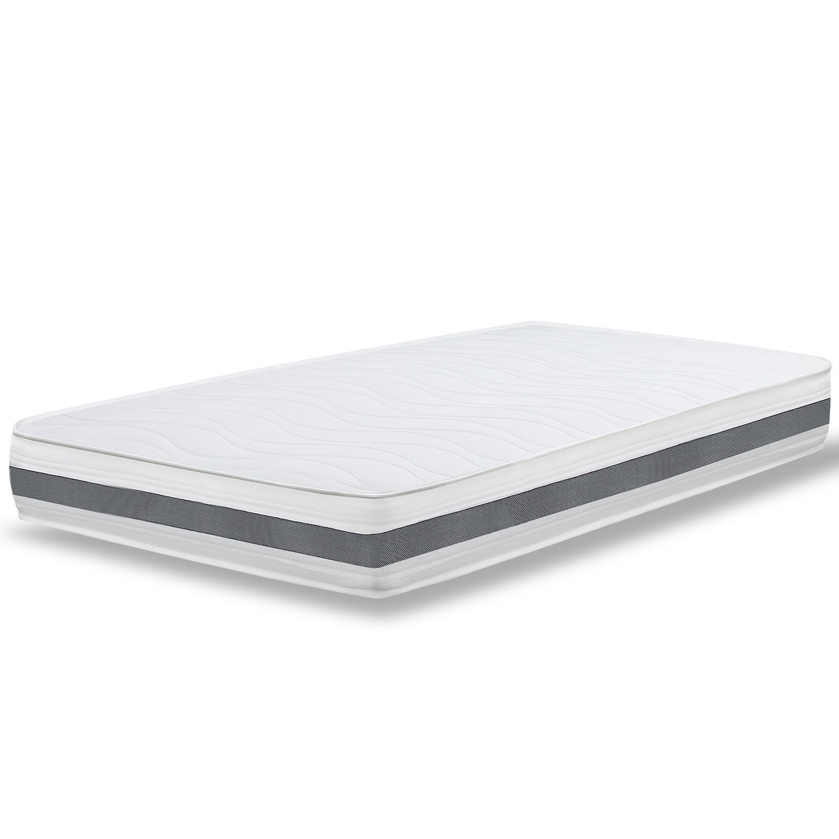 THE WHITE STONE Taschenfederkernmatratze 100 x 200 | Höhe 20cm | Mittelsteif Image