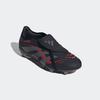 Fußballschuh ADIDAS PERFORMANCE "PREDATOR PRO FOLD-OVER TONGUE FG", Gr. 40, core schwarz, grau four, lucid rot, Synthetik, sportlich, Schuhe, für Rasenplätze