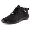 Barfußschuh LEGUANO "Galaxo", Damen, Gr. 45, schwarz, Textil, sportlich, Schuhe, Komfortschuh, Flats, Schnürschuh mit spezieller Halbkugel-Laufsohle