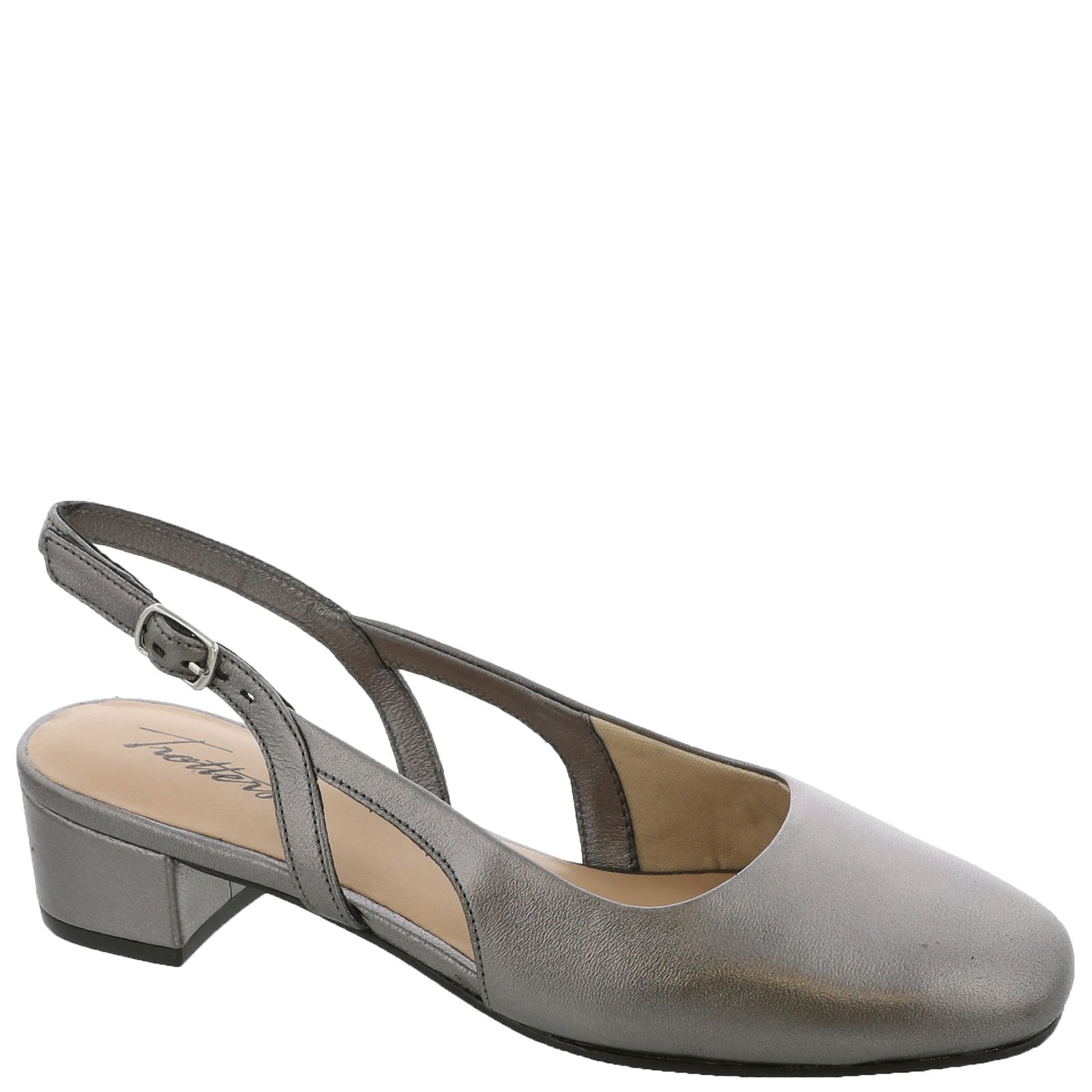 Trotters Dottie - Womens 8 Pewter Pump Medium