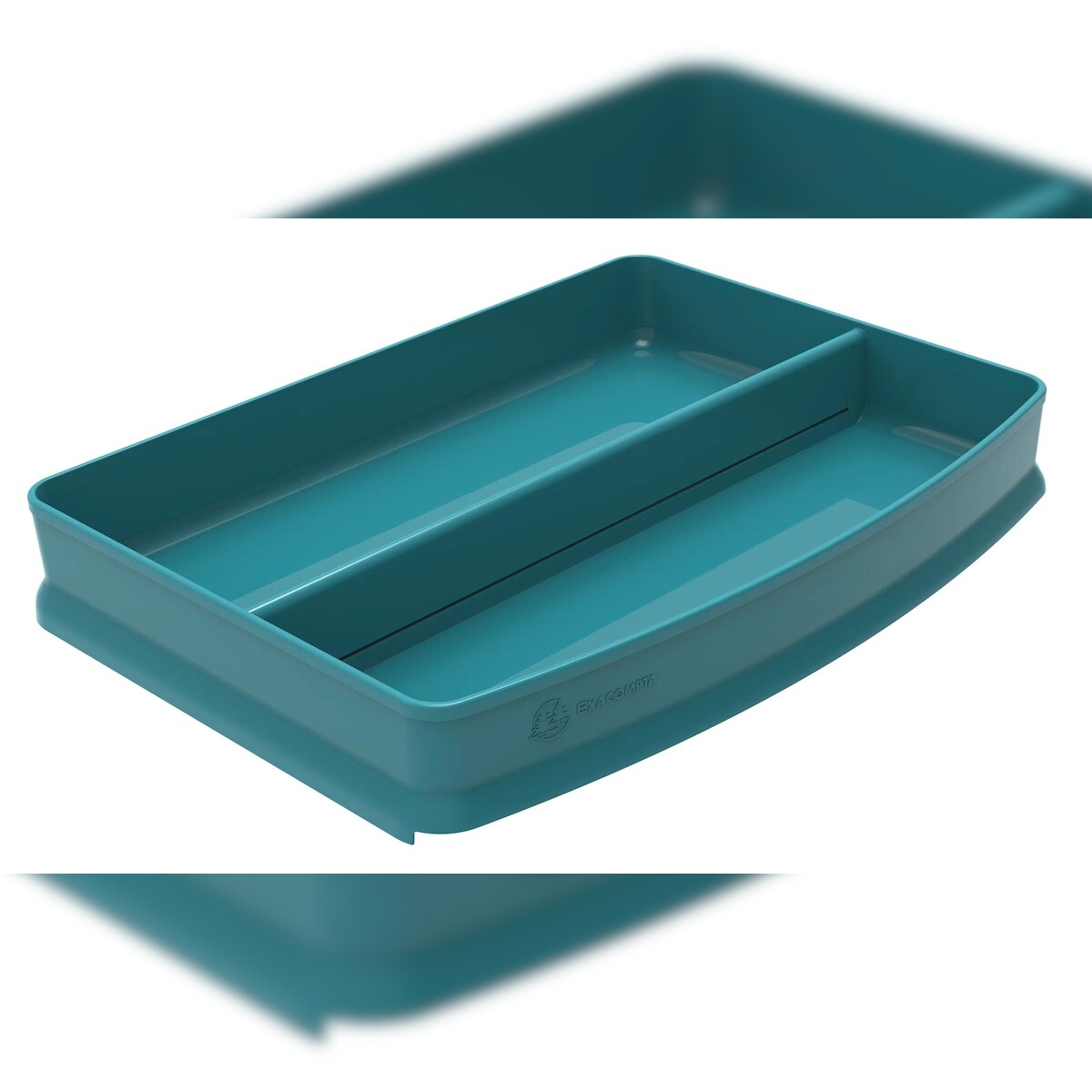 Exacompta 11634D 4x Ablagefach für Briefablagen, 255x180mm, COMBO Top, Skandi - Pazifikblau Image