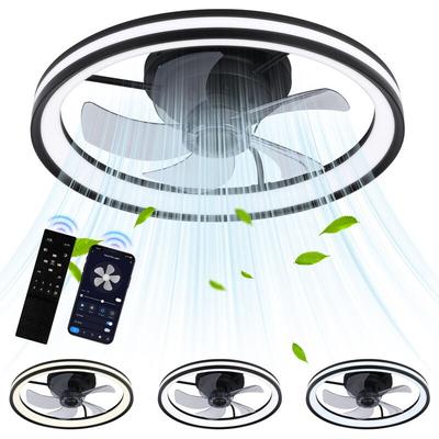 SWANEW LED Deckenventilator Ventilator Beleuchtung mit Fernbedienung Ventilator Timing für Image