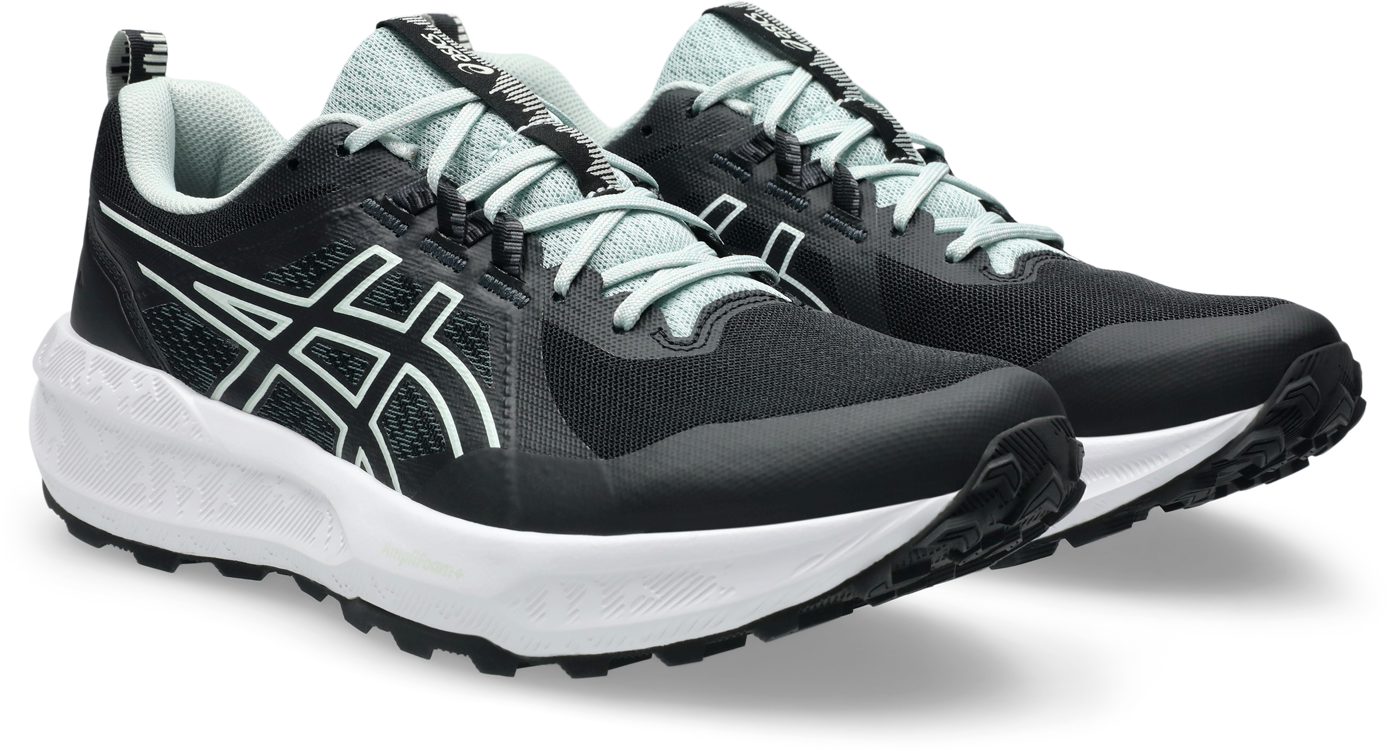 Trailrunningschuh ASICS "GEL-SONOMA 8", Damen, Gr. 42,5, schwarz (schwarz, lake grau), Synthetik, Textil, Schuhe