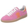 Sneaker RIEKER SPORT "San Diego", Damen, Gr. 40, pink (pink, orange), Veloursleder, sportlich, Schuhe, Retro-Sneaker, Freizeitschuh, Halbschuh mit herausnehmbarem Fußbett