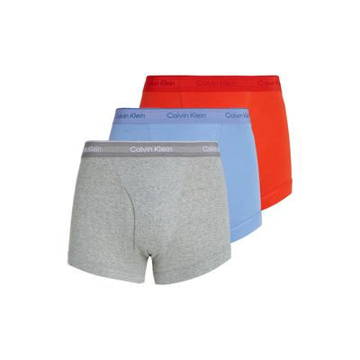 Trunk "TRUNK 3PK", Herren, Gr. M (50), glacier, grau heather, molten, Jersey, Obermaterial: 100% Baumwolle, CALVIN KLEIN UNDERWEAR, körpernah, Unterhosen, mit Logo-Elastikbund Image
