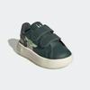 Klettschuh ADIDAS SPORTSWEAR "ADVANTAGE MANDALORIAN CF I", Gr. 22, legend ivy, sanftes weiß, mist jade, Synthetik, Textil, sportlich, Schuhe, Design auf den Spuren des adidas Stan Smith, für Kinder