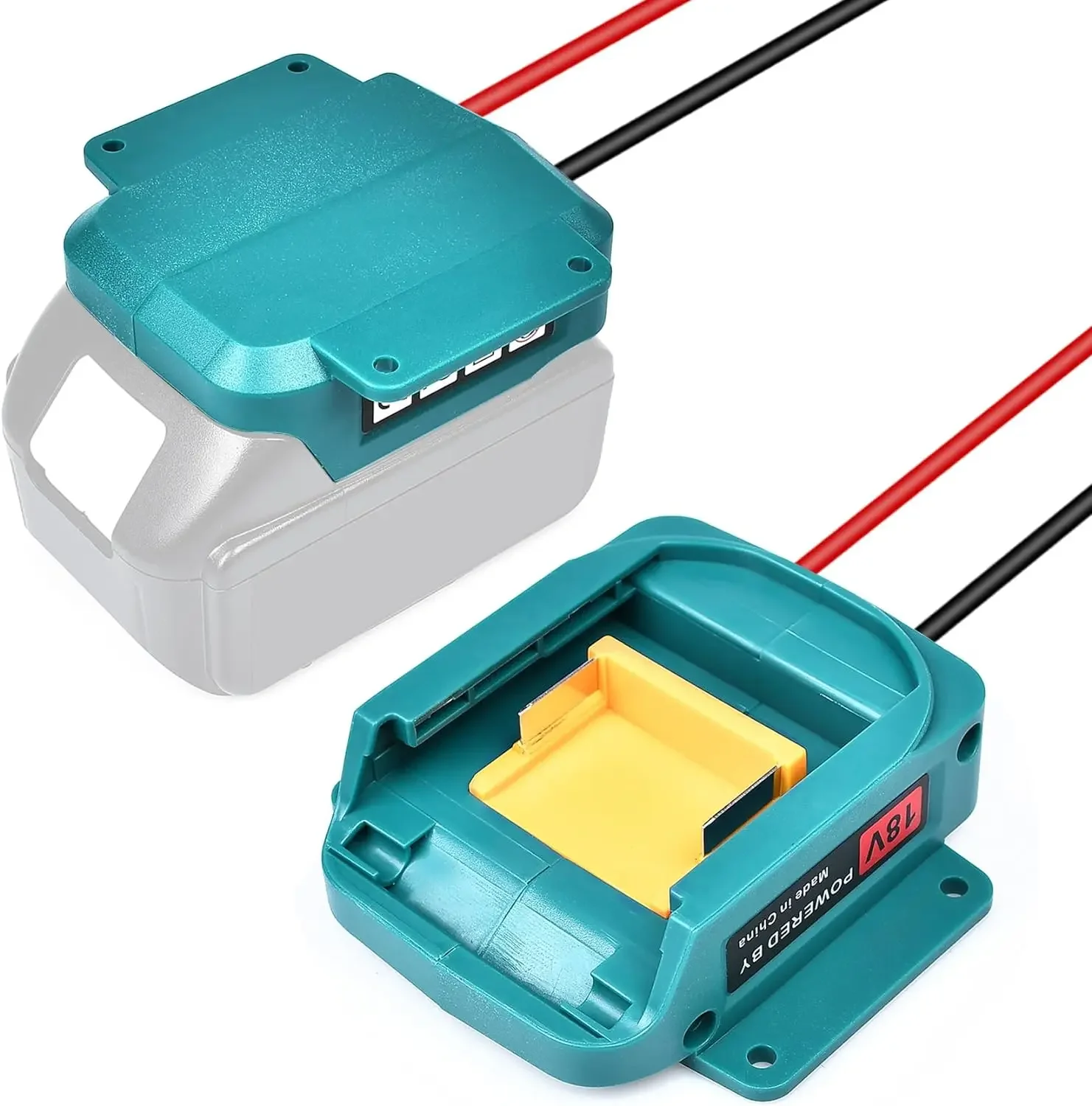 Power Wheels Battery Adapter Compatible for Makita 18V BL1830 BL1840 Power Convertor for DIY RC Toys