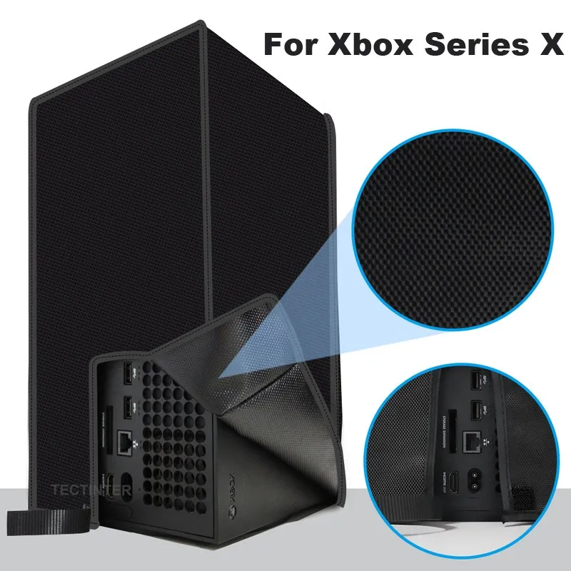 Anti-Scratch Horizontal Dustproof Sleeve for Xbox Series X Console Dust Cover Vertical Case for Xbox Series X Accessories