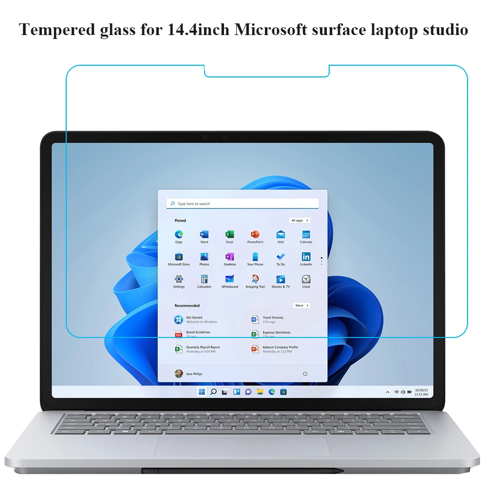 For 14.4inch Surface Laptop Studio 2022 HD 9H 0.3MM for Surface Laptop Studio 2 2023 Tempered Glass Protective Film