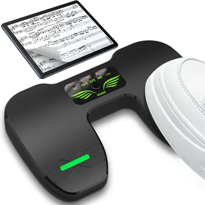 Wireless Page Turner Pedal Portable Music Page Turner for Tablets Smartphones BT Foot Page Turner