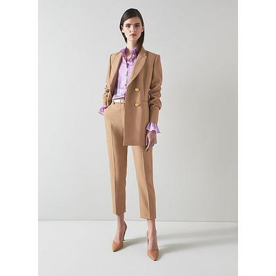 Mariner Camel Double-Breasted Jacket, Camel