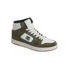 Sneaker DC SHOES "Manteca 4 Hi", Gr. 9(42), grün, grau, weiß, 51.34% Leder, 48.66% Synthetikmaterial, Schuhe
