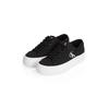 Plateausneaker CALVIN KLEIN JEANS "VULC FLATFORM LOW CV MG", Damen, Gr. 41, schwarz-weiß (schwarz, weiß), Textil, sportlich, Schuhe, Schnürschuh, Freizeitschuh, Halbschuh mit seitlichem Logo