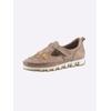 Slipper GEMINI, Damen, Gr. 38, braun (camel), Glattleder, sportlich, Schuhe