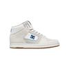 Sneaker DC SHOES "Manteca 4 Hi", Gr. 6,5(38,5), blau (sanftes weiß, placid blau), 51.34% Leder, 48.66% Synthetikmaterial, Schuhe