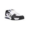 Sneaker DC SHOES "Versatile", Gr. 10,5(44), weiß, schwarz, blau, 50.71% Leder, 37.83% Synthetikmaterial, 11.46% Polyester, Schuhe