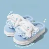 Sanrio Hello Kitty Baumwollschuhe Kuromi Cinnamoroll Damen Plüschtier Cartoon Plüsch Kawaii Flache Schuhe Hausschuhe Schuhe Plüsch Geschenk