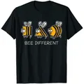 Bee Different strange Unique Funny apicoltore T-Shirt da uomo Streetwear Casual Cotton Daily Four Seasons T-Shirt oversize