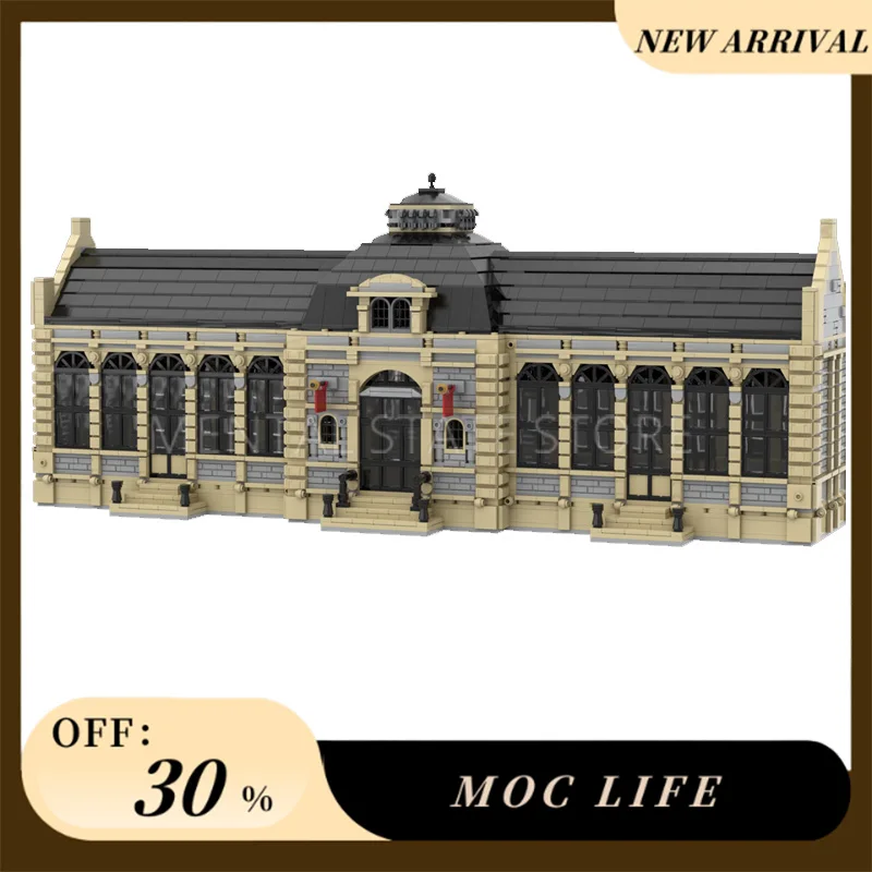 NEUE 4018PCS Angepasst MOC Zentrale Station Bausteine Technologie Ziegel DIY Kreative Montage Bildung Spielzeug Urlaub Geschenke Image