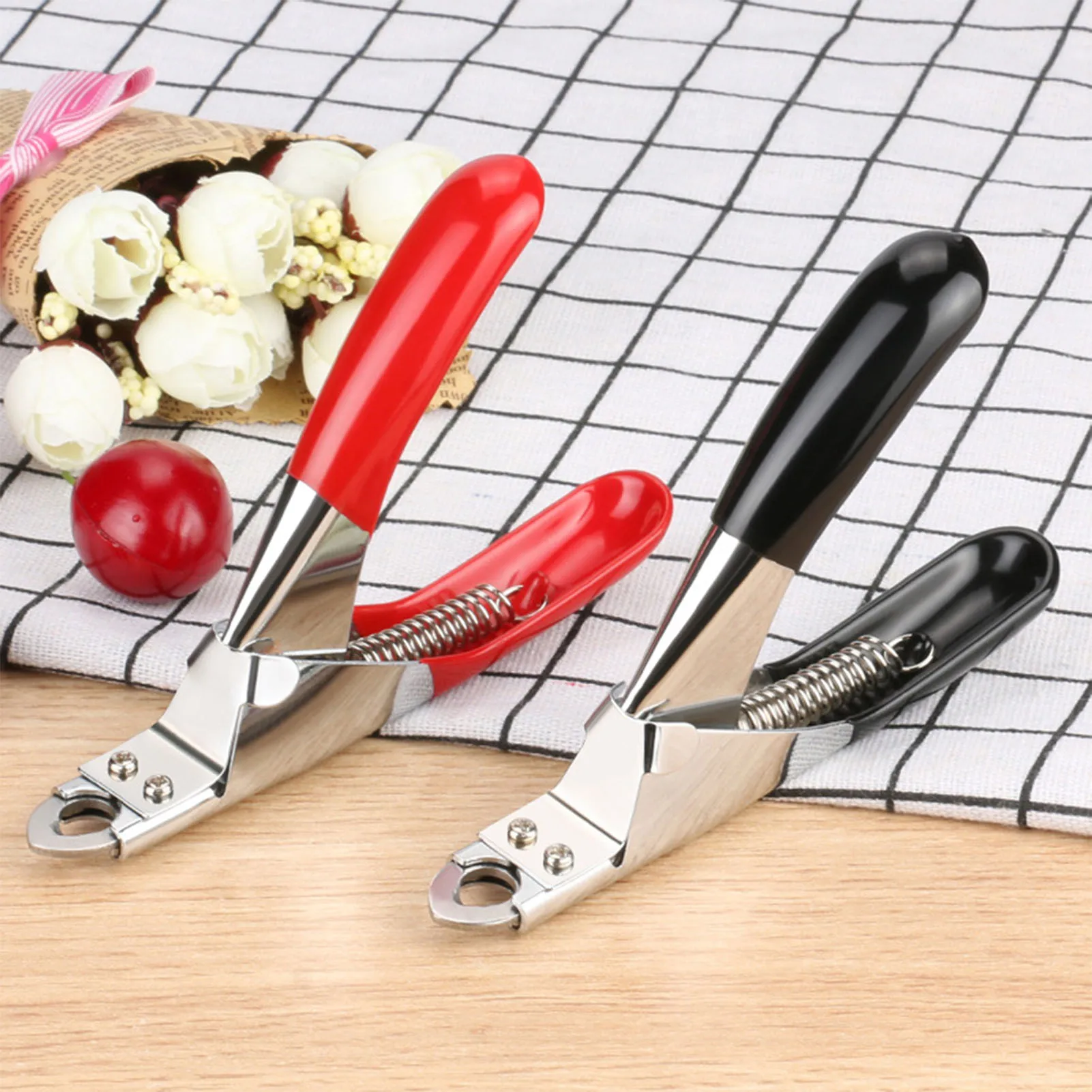 1pc Pet Claw Clipper Trimmer Edelstahl Rutschfester Griff Nagelknipser für Hunde Zehennagelknipser Hund Nagelschneider Heimtierbedarf Image