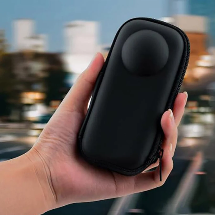 Schützende Tragetasche, Hartschale, Reise-Aufbewahrungstasche, Objektivschutz mit Haken für Insta360 Insta360 X4 Action-Kamera-Zubehör Image