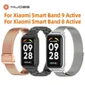 Bracelet pour Xiaomi Mi Band 9 Active Bracelet pour Mi Band 8 Active Bracelet en acier inoxydable Bracelet pour Mi Band 8 Active