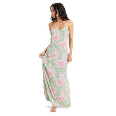 Maxikleid ROXY "Hibiscus Island", Damen, Gr. M, US-Größen, basil kartofeel apparel, 100% Viskose, Kurzarm, Kleider Image