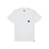 T-Shirt DC SHOES "DC Star Pocket", Herren, Gr. XS, weiß, 75% Baumwolle, 25% Baumwolle, Kurzarm, Shirts
