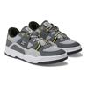 Sneaker DC SHOES "Construct", Gr. 7,5(40), weiß, grau, gelb, Leather, Schuhe