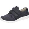 Klettschuh WALDLÄUFER "M-IRA-Soft", Damen, Gr. 8 (42), blau (dunkelblau), Nubukleder, Textil, klassisch, Schuhe, Halbschuh, Komfortschuh in besonders breiter Schuhweite M (extraweit)