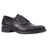 Schnürschuh GEOX, Herren, Gr. 43, schwarz, Leder, klassisch, Schuhe, Business Schuh, Anzugschuh mit Blockabsatz