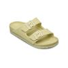 Sandale QUIKSILVER "W Embark Rf", Gr. 7(37), grün (khaki), Obermaterial: Synthetik/Außensohle: Eva, Schuhe