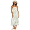Sommerkleid BILLABONG "Tropical Haze", Damen, Gr. S, US-Größen, weiß (salt crystal), 60% Baumwolle 40% Viskose, Langarm, Kleider