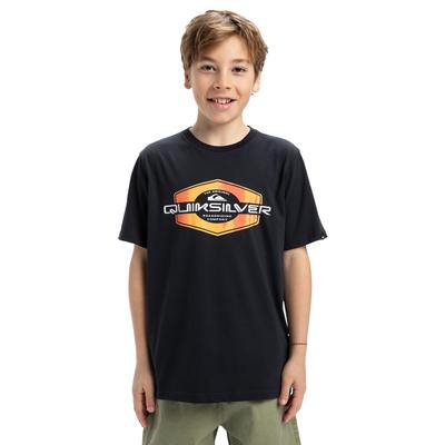 Shirttop QUIKSILVER "Ev Locked Up", Kinder, Gr. 16, blau (schwarz navy), [Hauptstoff] 100% Baumwolle, Tops Image