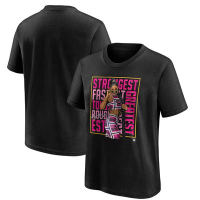 WWE Bianca Belair Greatest Pose T-Shirt - Schwarz - Jugendliche Image