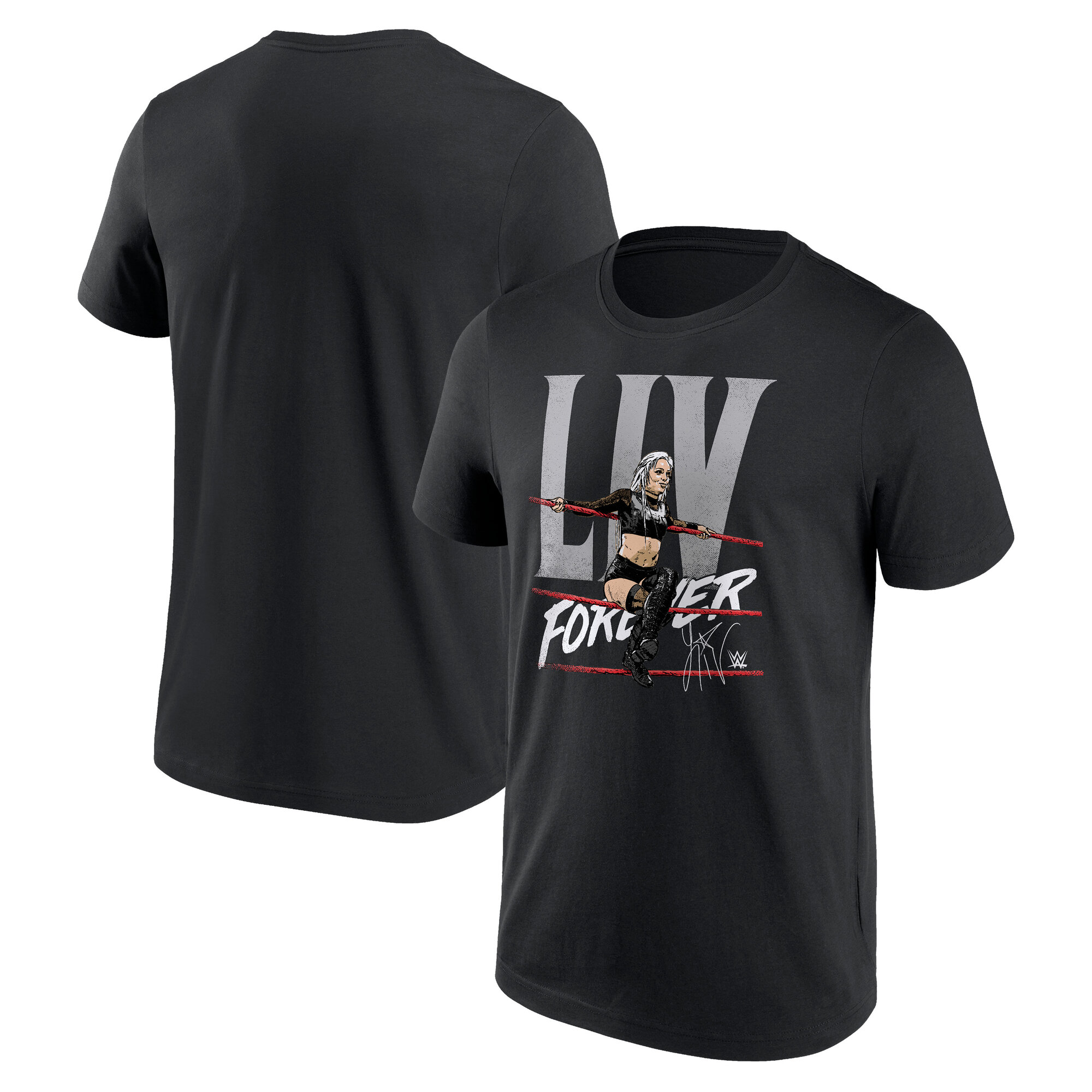 WWE Liv Morgan Liv Forever T-Shirt - Schwarz - Herren Image