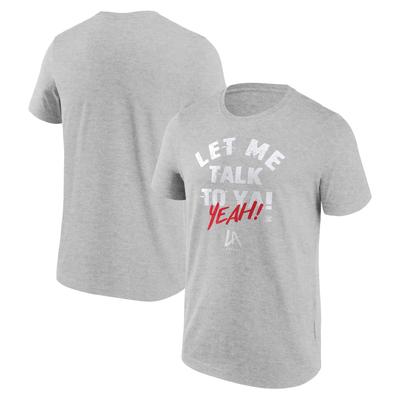 WWE LA Knight Let Me Talk To Ya Text T-Shirt - Sport Grau - Herren Image