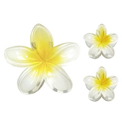 SOHO Moana Trio Haarklammer Yellow Plumeria Image